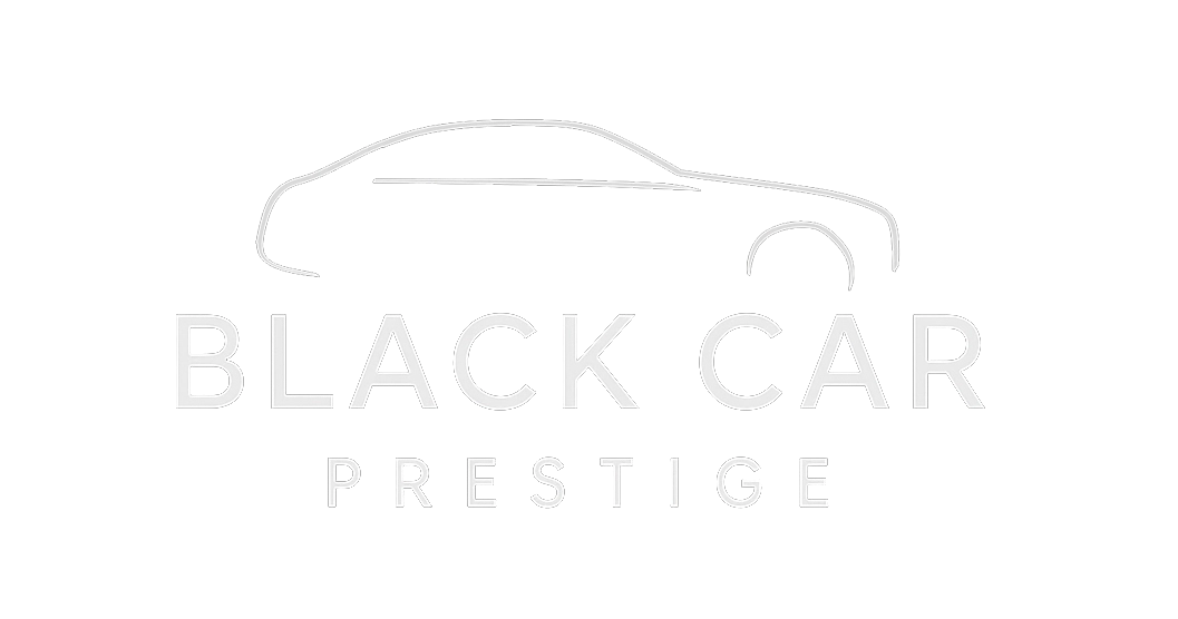 black car prestige logo